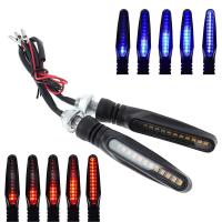 1/2 Pcs Luz Indicadora De Señal De Motocicleta Universal 12V LED Para Coche Automóvil Luz De Agua Fluente Faros Intermitentes - details 0