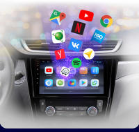AWESAFE inalámbrico CarPlay Android Auto Radio para Nissan Qashqai J11 X Trail T32 2013 2014 2015 2016 2017 coche reproductor multimedia GPS 2 din autoradio volante controles RDS Bluetooth - details 12