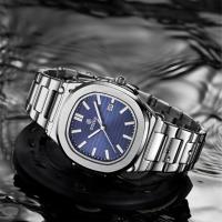 Reloj De Pulsera De Cuarzo Para Hombre OGEDA Diseño Clásico Resistente Al Agua Con Tres Manos Reloj De Business Para El Hombre Militar Material De Pulso De Tungsteno Acero Y Aleación - details 23