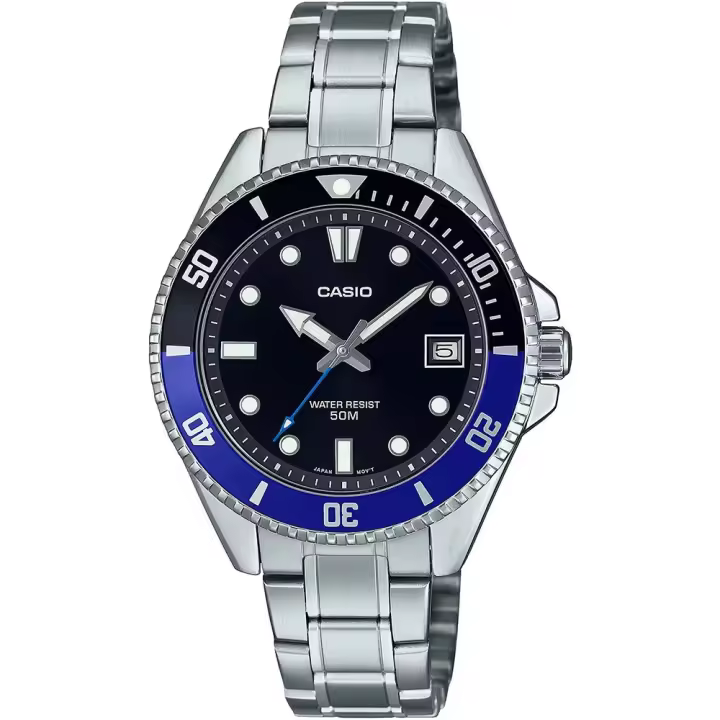Casio Reloj Mdv-10d-1a2 Plateado Hombre - 1