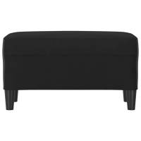 vidaXL Banco de cuero sintético negro 70x35x41 cm - details 2