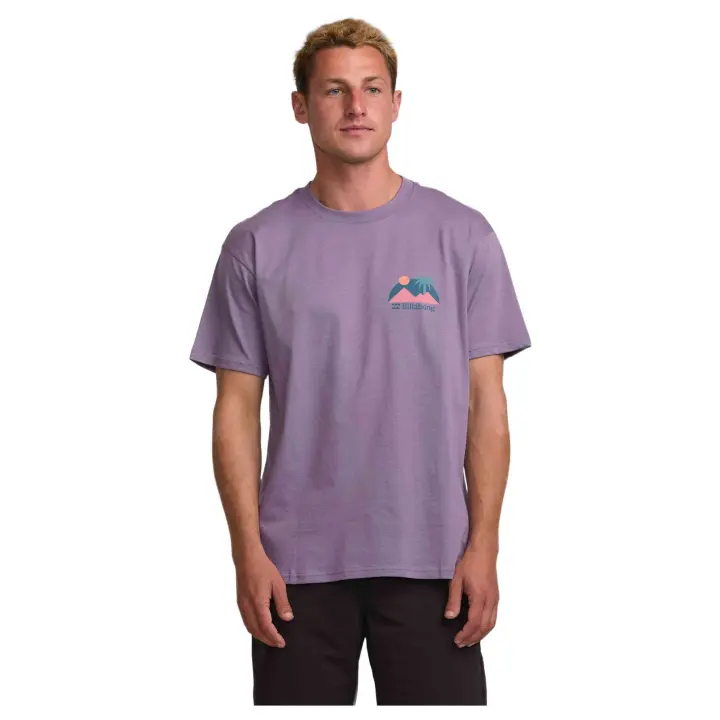 Camiseta Billabong modelo Sun Down Adiv Ss para hombre en color morado - 1