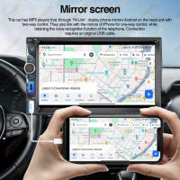 Reproductor Multimedia Para Coche 2DIN 7 Pulgadas MP5 Con Pantalla Táctil Bluetooth AUX USB CarPlay Android Auto Mirrorlink Carga Rápida - details 6