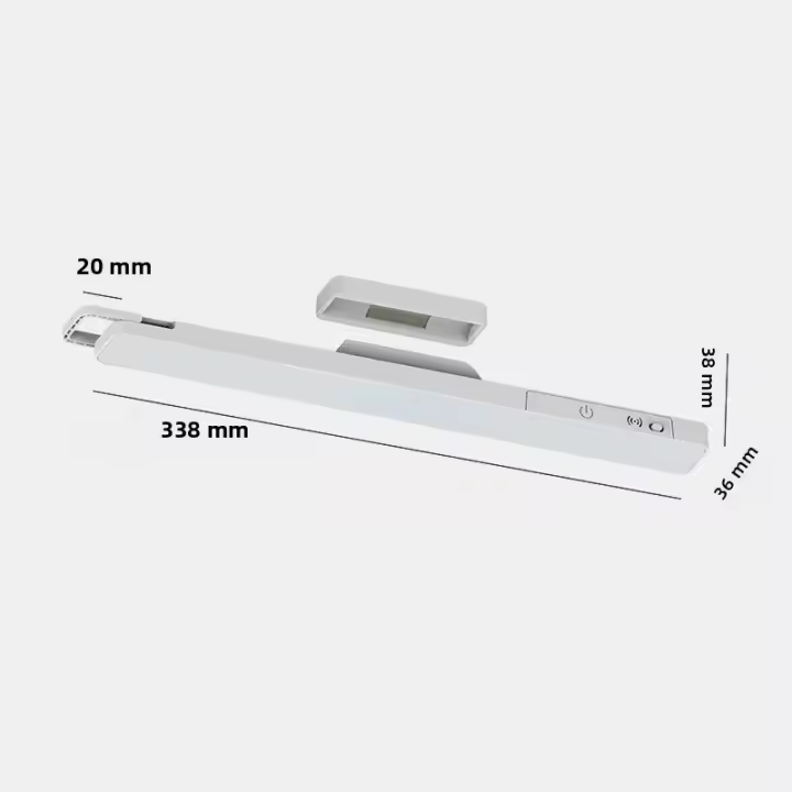 Lámpara De Escritorio LED Recargable Por USB Luz De Mesa Para Dormitorio Y Lectura Con Dimmer Continuo Y Magnetismo Para Colgar - 1