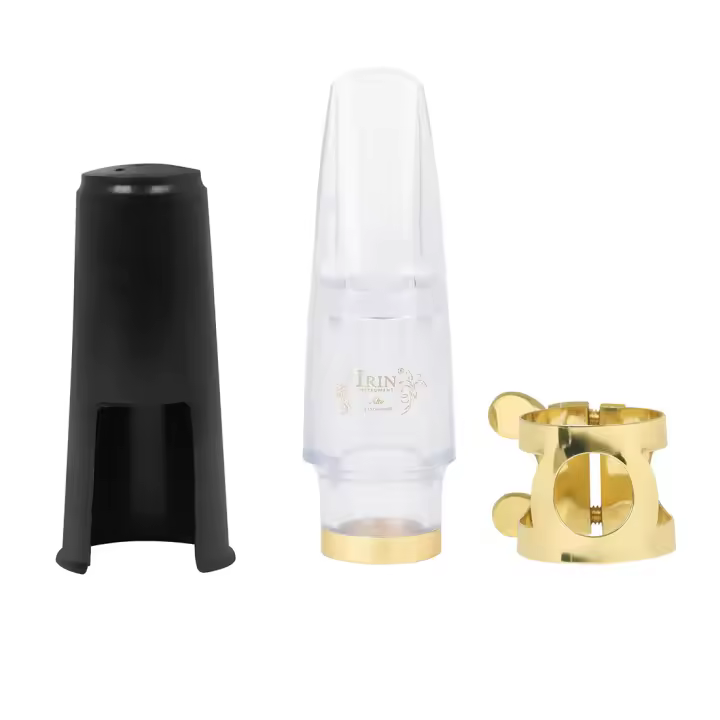 Tapa De Protección Universal Para Boquilla De Saxofón Alto Plástico Metálica Ligadura De Cuero Clip Para Clarinete - 1