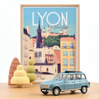 RENAULT 4 L 1966 FRENCH BLUE 1:18 NOREV 185255 - details 0