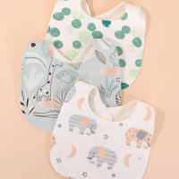 3PCS Alforjas De Bebé De Algodón Para Alimentación Y Burping Para Niños Y Niñas Recién Nacidos Y Bebés Menores De 36 Meses Estilo Moderno Y Cómodo - details 3