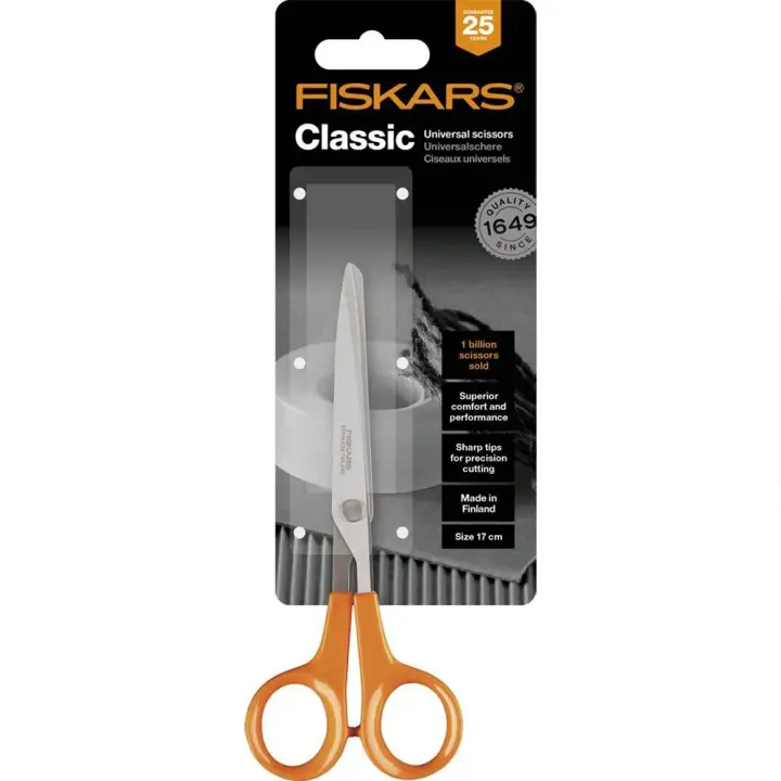 Fiskars Tijeras Universal Premium Ambidiestro 17 Cm - 1