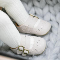 Zapatos De Bebé Niña Princesa Vestido PU Suela De Goma Antideslizante Nudo Mariposa Infantil Cuna Primeros Pasos Niña Recién Nacida - details 29