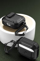 Funda Protectora Para Apple Airpods pro 1er 2do Generación Con Cierre Seguro Y Llavero Funda Rígida Para Airpods 3 2 1 - details 4