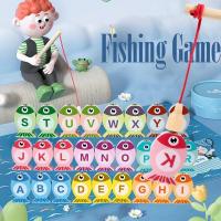 Juego De Pesca De Madera Para Niños Juguete Educativo Temprano Alfabeto Numérico Juego Interactivo Regalo Para Niños - details 0