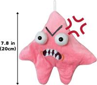 Estrella de Mar gruñona, Colgante de Plush de Estrella de Mar Rosa, Diverdido Juguete de parodia mochilas, Adorno de muñeca Interactivo, Lindo Colgante de mochila Escolar, - details 2