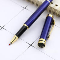 Lytwtw's Bolígrafo De Bola Metálico Para Oficina Y Escuela Con 5 Recargables Color Oro 1 Pieza Con 5 Recargables - details 1