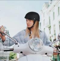 Casco De Motocicleta Universal Retro Medio Cara Para MTB Bicicleta De Carril Seguridad Moda Accesorios De Motocicleta Unisex ABS 453g - details 11