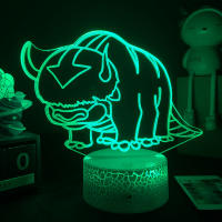 Lámpara LED 3D Anime Avatar La Última Airebender Figura De Noche Aang Zuko Iroh Toph Beifong Suki Decoración Para Habitación De Niños - details 6