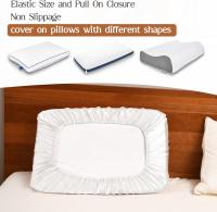 Funda De Almohada De Satén Para Protección Del Cabello 1Pc Con Banda Elástica Estándar Lujo Silky Fundas De Almohada De Poliéster 100% - details 4