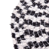 Cofan Pack de 6 salvamanteles individuales  Bajoplatos redondos  Diámetro: 38 cm  Color: beige y negro  Salvamanteles con detalles decorativos - details 1