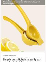 Comprimidor De Limones Manual De Aleación De Aluminio Exprimidor De Frutas Portátil Herramientas De Cocina Prácticas Mini Mezclador - details 1