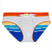 Bragas Sexys De Natación Estampadas Tiras Apretadas Traje De Baño Para Hombre Moda Verano Playa Deporte Ropa Interior Hombre - details 22