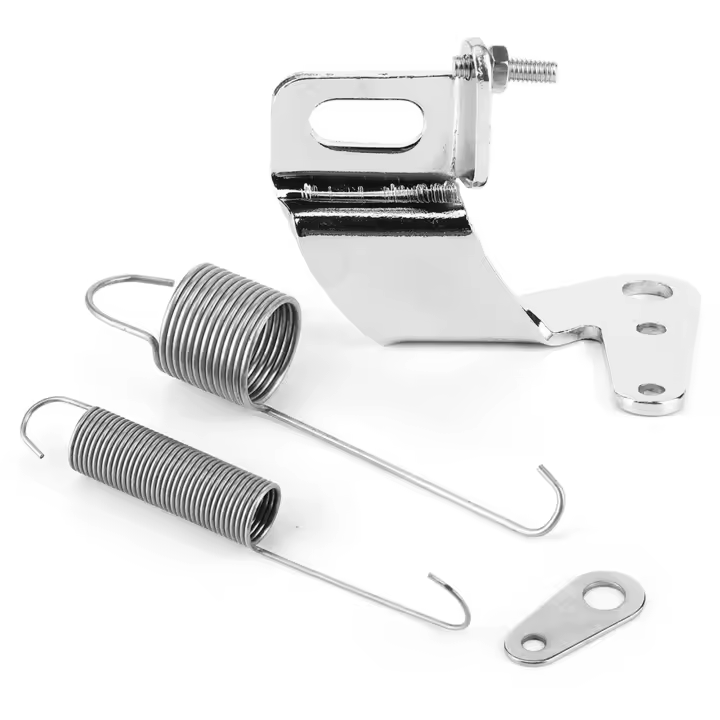 Soporte De Cable De Acelerador Con Resorte Doble De Acero Inoxidable Para Carburador Pieza De Automóvil Accesorios De Reparación De Vehículos - 1