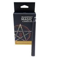 3 x Velas Mágicas para Rituales, Negro - Transformación (Transformation), Para Meditación, y Trabajo Energético; Ayuda a Desbloquear y Equilibrar los Chakras, 36 unidades, AWArtisan - details 0
