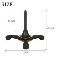 Soporte Plegable Portátil Para Flauta Y Clarinete Base Metálica Ruggedizada Triangular Accesorios Para Instrumentos De Viento - details 4