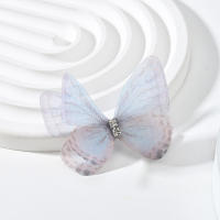 Patch De Mariposa Doble 3D Simulación Malla 5cm Para Decoración DIY De Cabello Y Uñas Diseño De Bouquet Soñado Y Explosivo - details 7