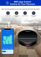 Aspiradora Robot Liectroux M7S Pro Barrido, Aspirado y Trapeado Integrado, Navegación con Mapa 2D, Batería de 4400mAh, Funcionamiento de 110 minutos - Negro - details 1