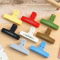 Organizador De Archivos De Scrapbooking Con Clip Magnético Portador De Documentos Retro De Plástico Para Oficina Suministros De Papelería - details 1