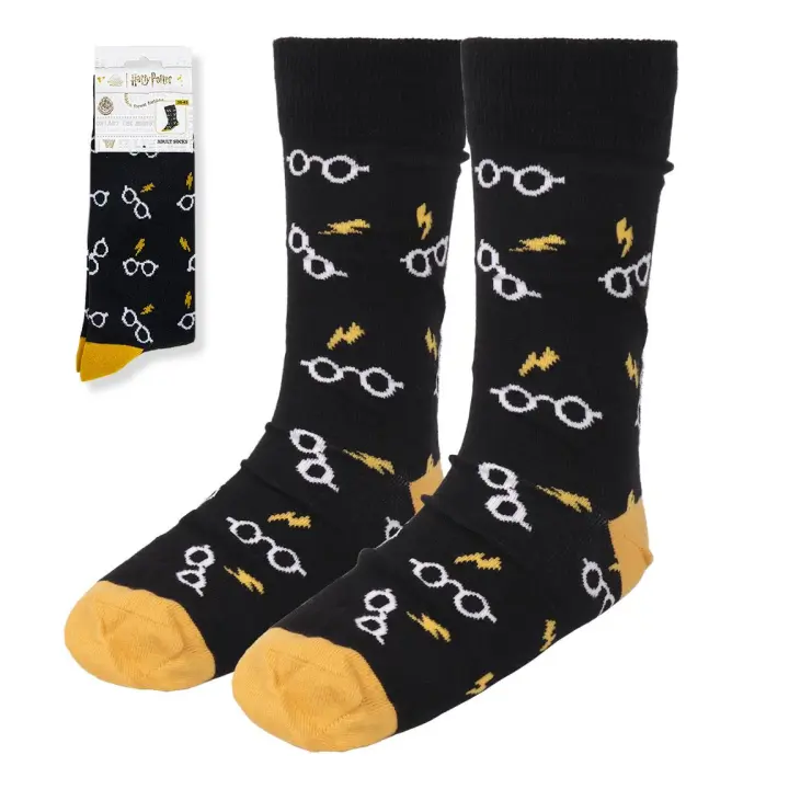 Harry Potter, par de calcetines adulto talla única 38-45 - 1