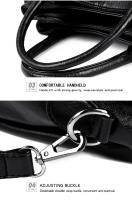 Bolso De Hombro Para Mujer De PU De Alta Calidad Y Tres Capas Suaves Bolso Cruzado De Lujo Diseñador a Main Bolsos De Mujer - details 27