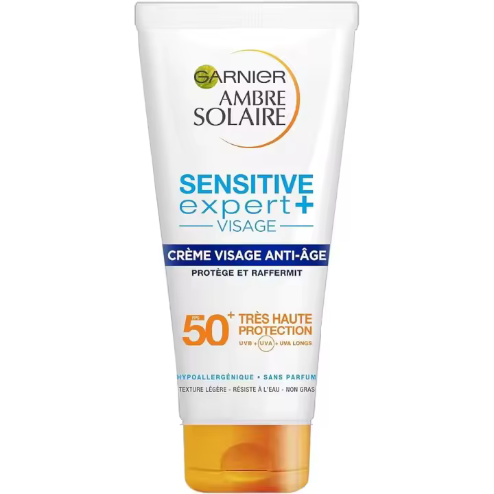 Garnier Ambre Solaire Sensitive Expert+ Crema Protectora Antiedad SPF50+ 100ml - 1