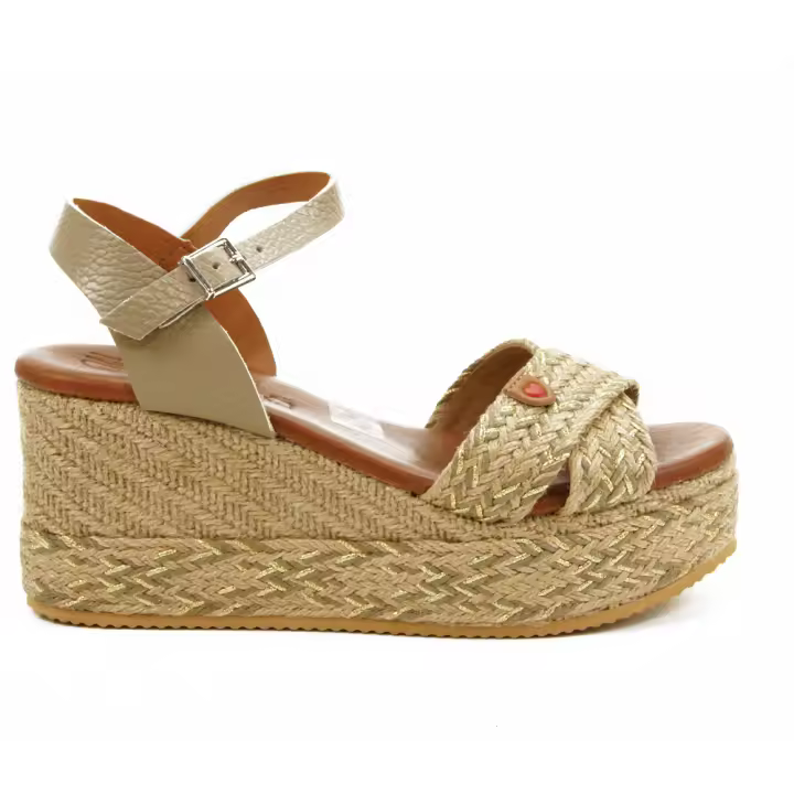 oh my sandals mod. 5251 sandalia para mujer en piel natural, hebilla - 1