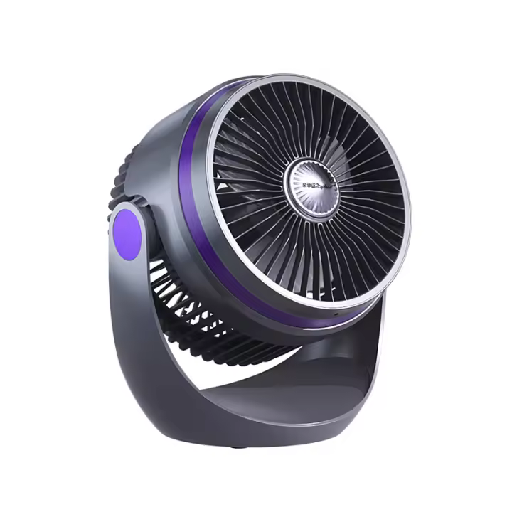 Ventilador potente, funcionamiento silencioso, enfriamiento, inclinación variable de 90°, 3 configuraciones de velocidad, montado en la pared, ventilador de mesa, - 1