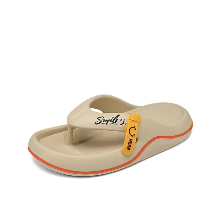 Zapatillas De Plataforma Para Hombre Verano Suela Suave EVA Zapatos Casuales Para Playa Exterior Antideslizantes Para Baño - 1