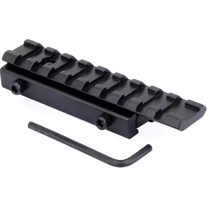 11mm To 20mm Dovetail Picatinny Weaver Rail Extension Adapter Scope Mount Base - 1