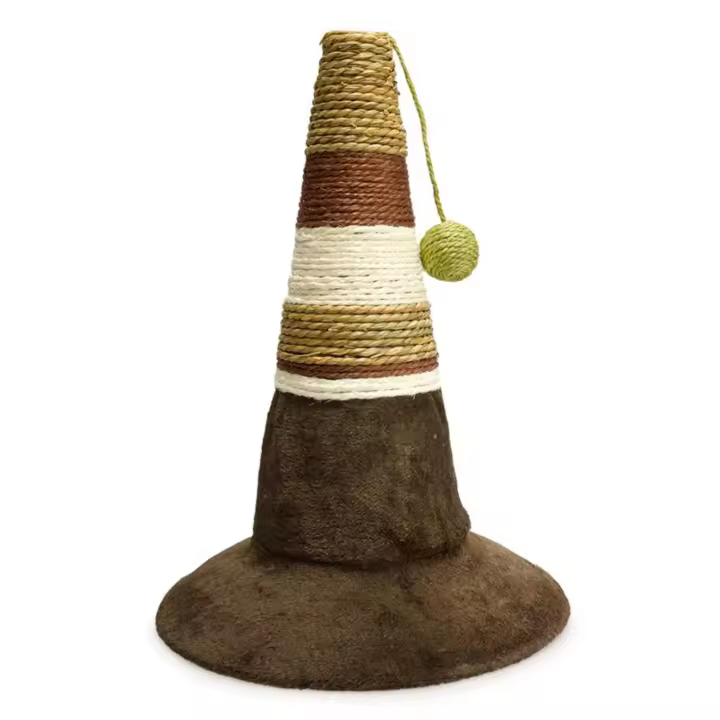 Arquivet Rascador Cono Beige 30X30X58Cm para Gatos - Diseño Moderno y Resistente - 1