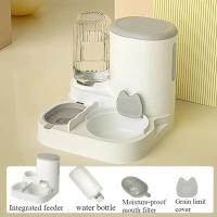 Dispensador Automático Para Gatos Y Perros Cuenco De Agua Y Alimentos Con Recarga Automática Basin Para Gatos Y Perros Material Plástico Forma Cuadrada - details 18