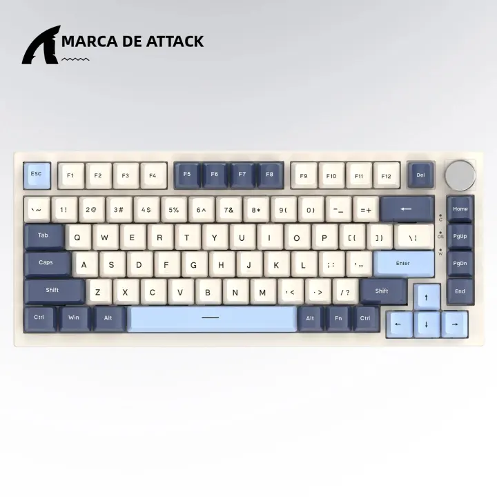 Teclado Mecánico K85 E-Sports Con Interruptores Magnéticos Y Ajustable RGB PBT Keycaps Aluminum Wired Low-Latency Para Gaming - 1