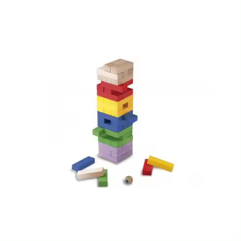 Juego de habilidad torre de madera block - block - Cayro 859 F859 CAYRO - 1
