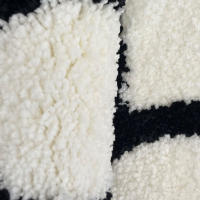 Alfombra Suave De Peluche Hecha a Mano Para Sala Dormitorio Decoración De Habitación Regalo De Bienvenida 100% Poliéster Lavable Mecánicamente - details 2