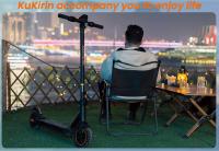 KuKirin S1 Max Scooter Eléctrico Plegable, Motor de 350W, Batería de 36V 10.4Ah, Neumáticos de 8 pulgadas, Velocidad Máxima de 30 km/h, Alcance de 39 km, Freno Electrónico Frontal, Amortiguación de Resorte Trasera, Pantalla Inteligente - details 14