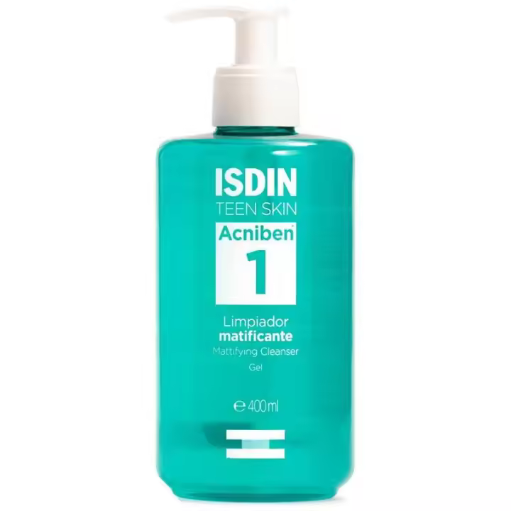 Isdin Acniben Gel Limpiador Matificante 400Ml - 1