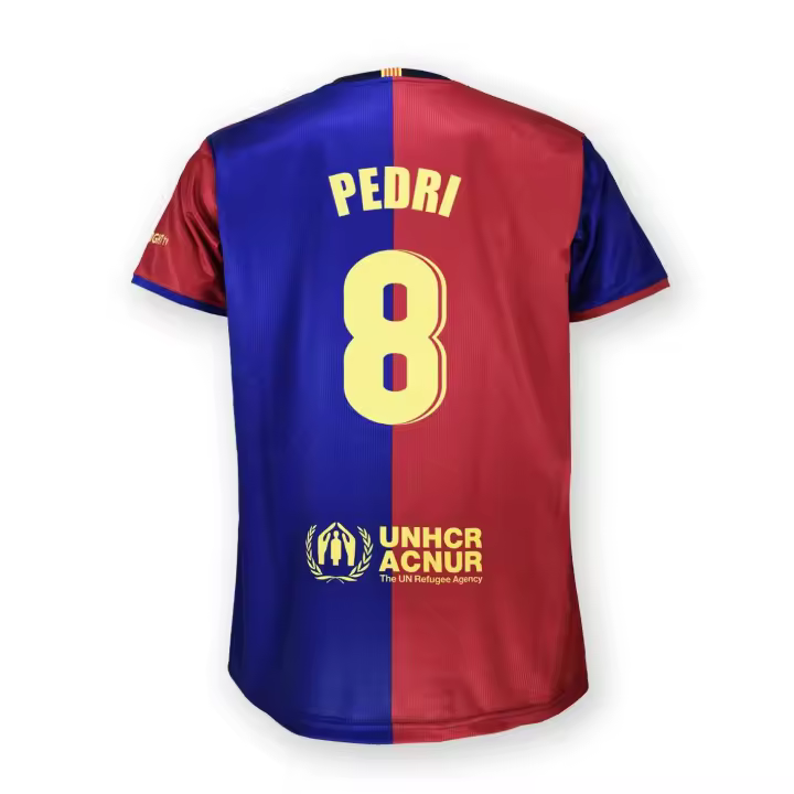 FC Barcelona Camiseta Primera Equipación 2024/2025 - PEDRI 8 - Réplica Oficial con Liciencia - Adulto - 1