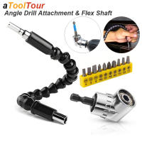 Adaptador De Destornillador Para Perforadora Ángulo Flexible Con Soporte De Bit Magnético Phillips Slot Torx Accesorio De Herramienta Eléctrica - details 0