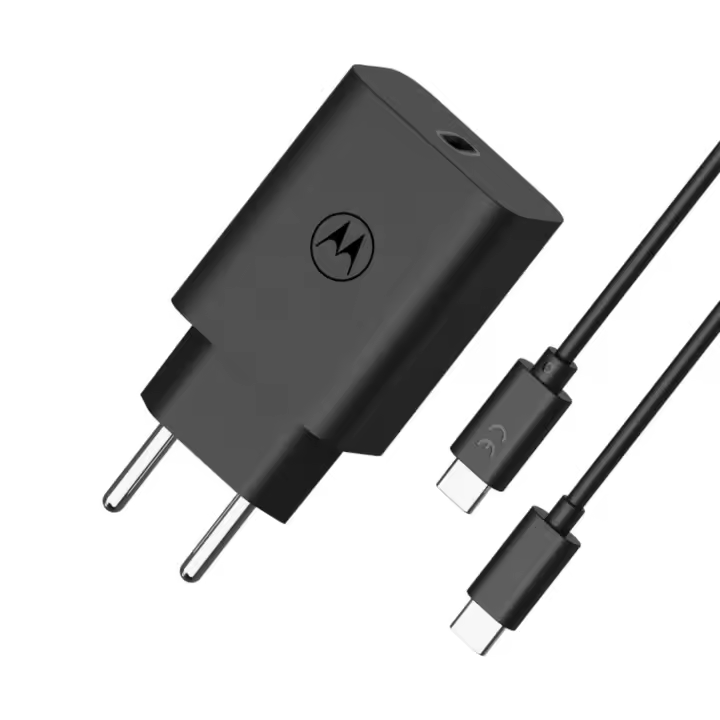 motorola SJMC302 Black / Cargador de red eléctrica USB-C a USB-C 30W - 1