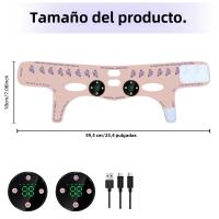 Cinta De Levantamiento Facial EMS Para Relajación Y Adelgazamiento USB Recargable Reducción De Mentón Doble Elevador De Mejillas Dispositivo De Lifting Facial - details 9