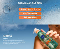 NIVEA RUTINA DERMA SKIN CLEAR Pack ahorro - Contiene Serúm Facial + Gel Limpiador + Exfoliante - details 1