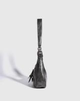 Bolso De Motociclista Vintage Para Mujer Primavera Verano Nueva Bandolera Con Hombro Solo Con Sensación De Sophisticación Material PU Cierre De Cremallera Estilo Punk - details 5