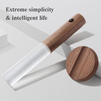 Lámpara De Pared De Madera Con Sensor De Movimiento PIR Y Luz Nocturna LED Recargable Para Armario De Cocina Y Libros Fuente De Alimentación AC - details 2